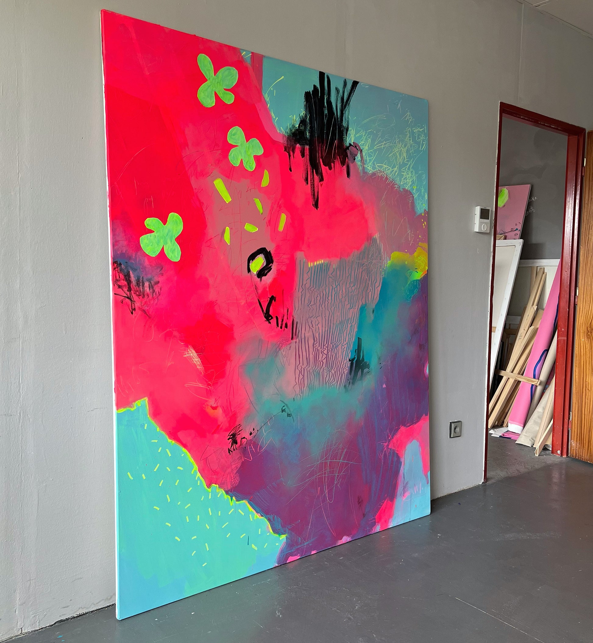 Original Abstraction. Colorful Abstract Art.