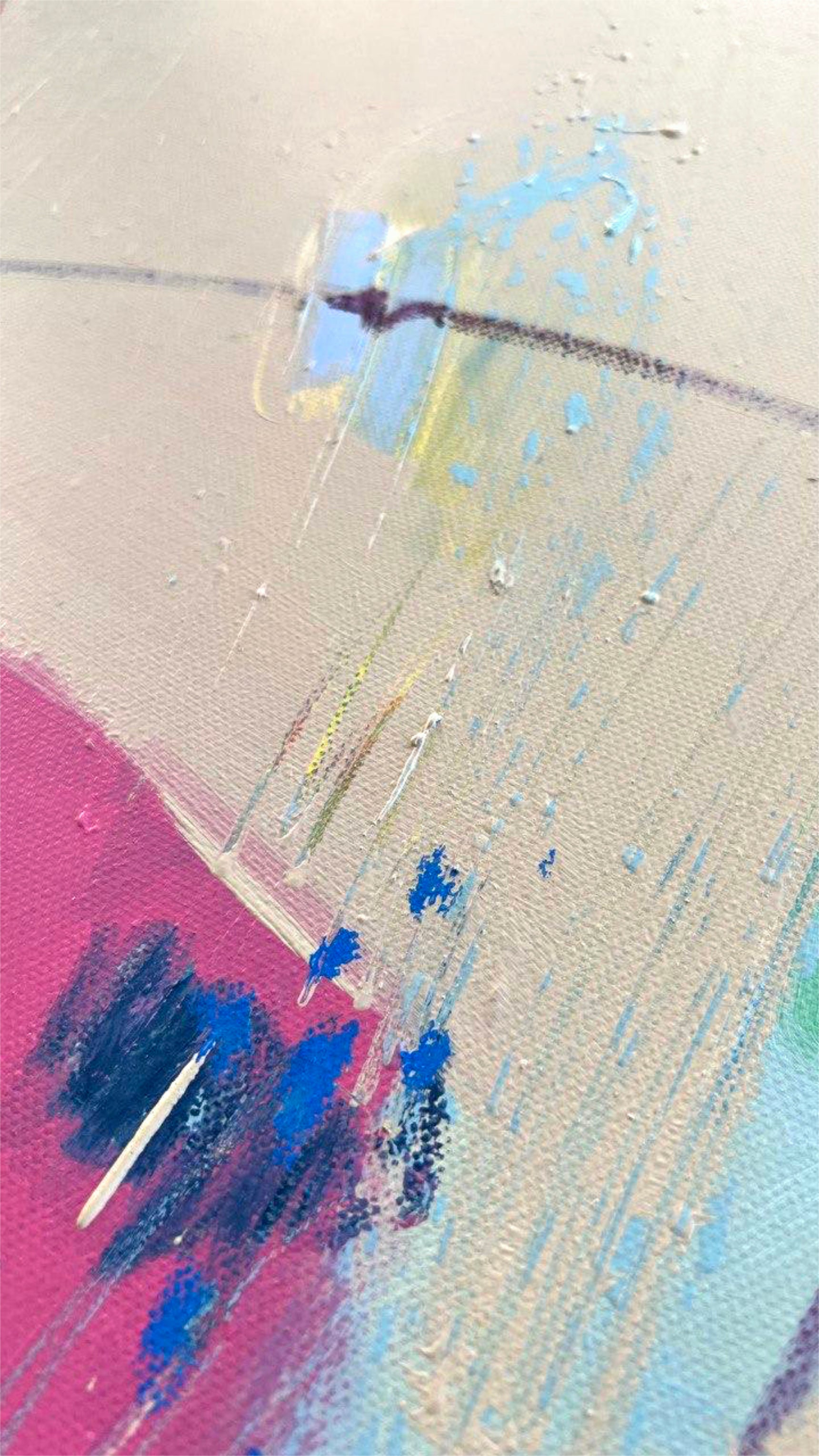 Original Abstraction. Colorful Abstract Art.