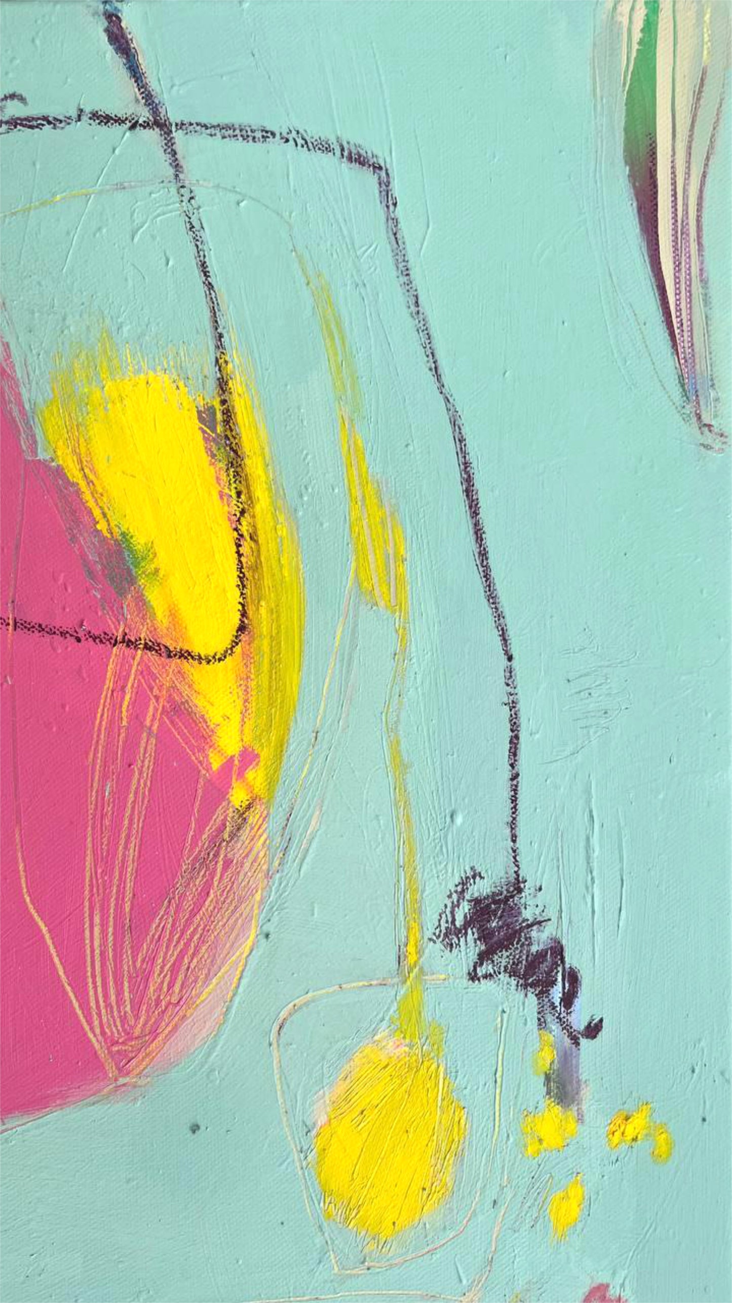 Original Abstraction. Colorful Abstract Art.