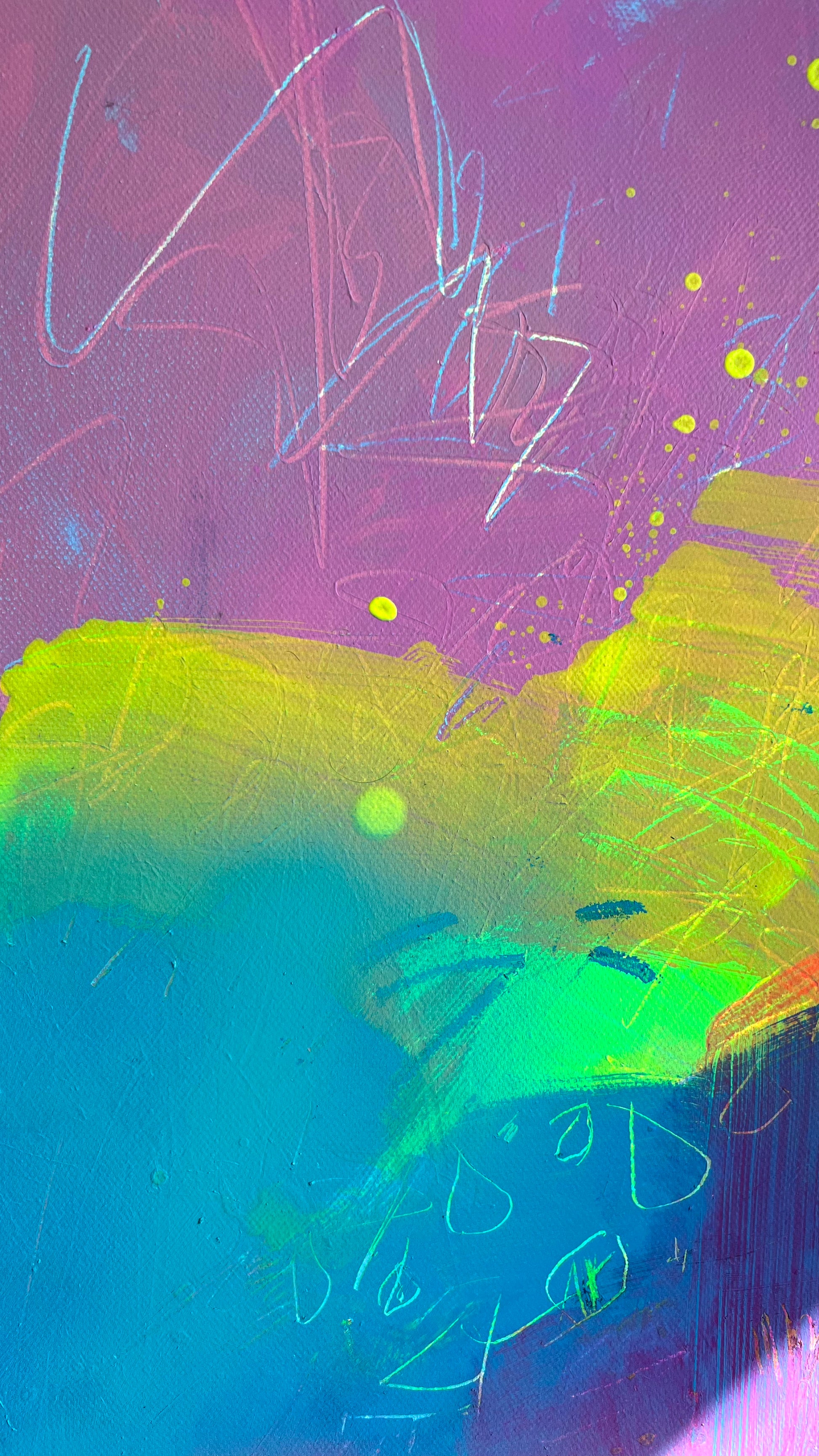 Original Abstraction. Colorful Abstract Art.