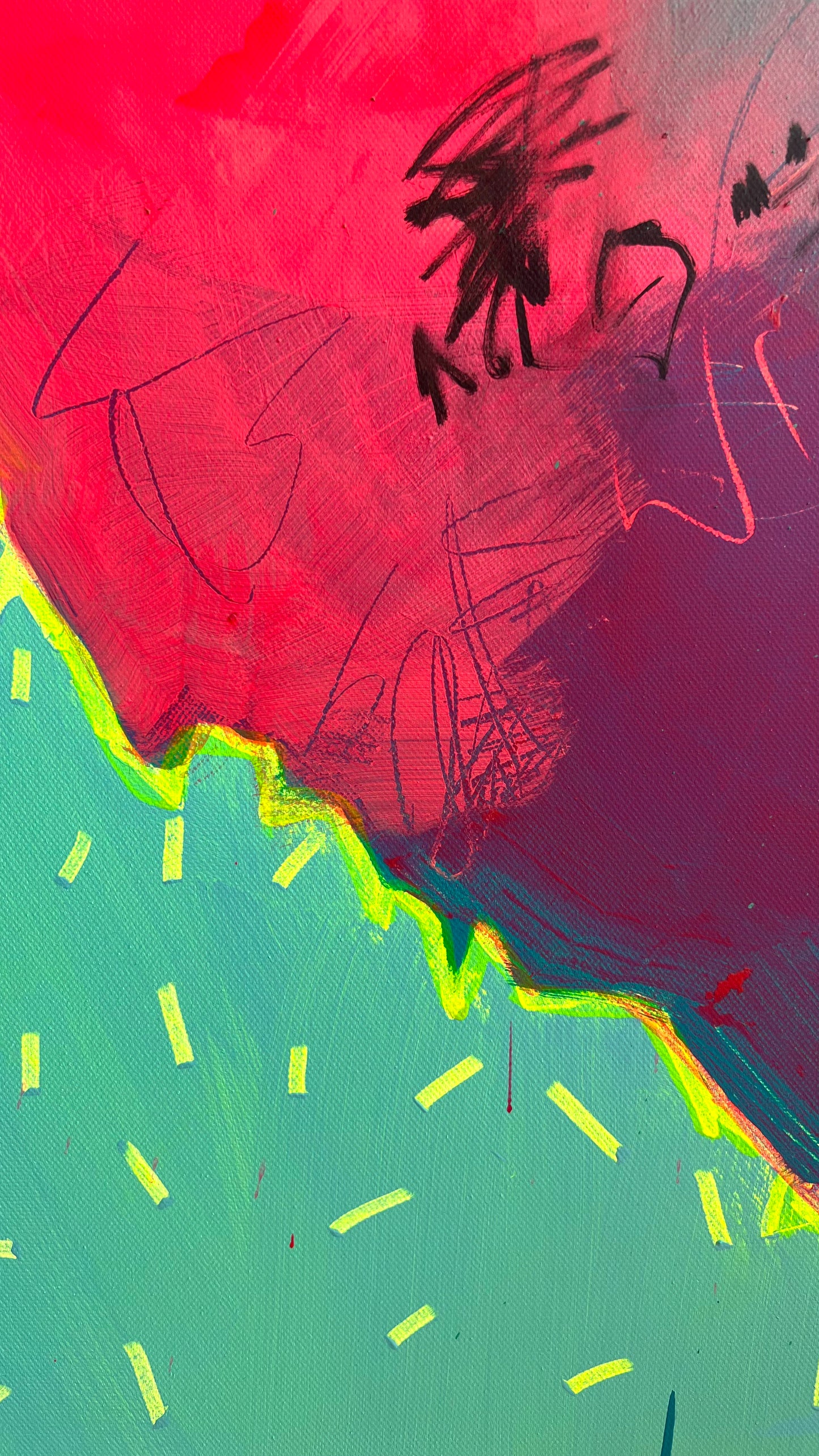 Original Abstraction. Colorful Abstract Art.