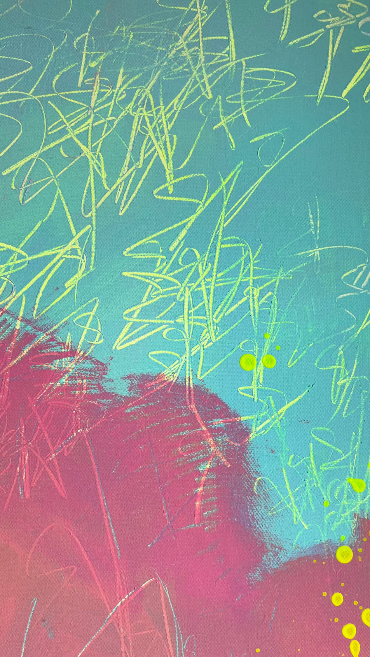 Original Abstraction. Colorful Abstract Art.