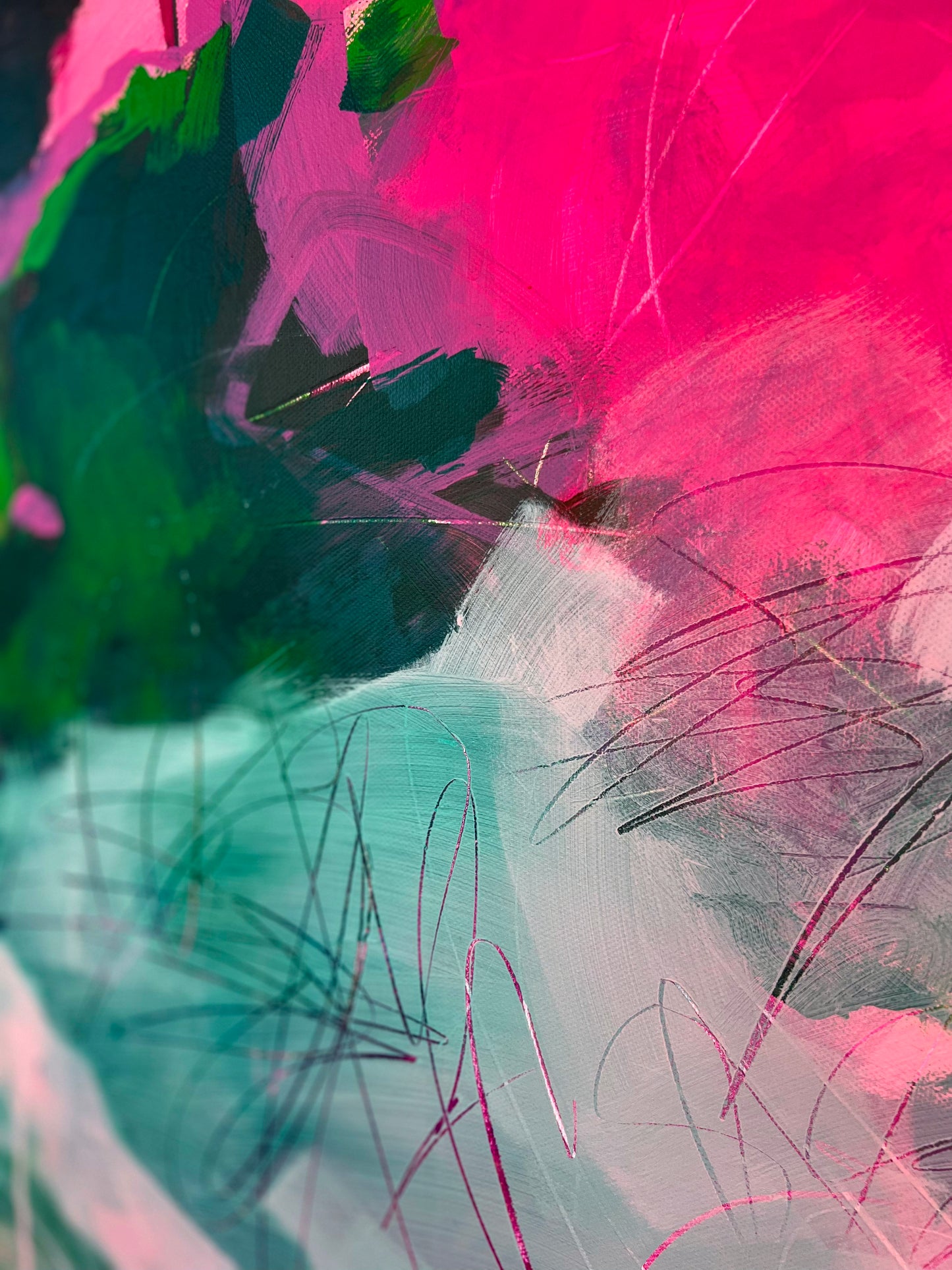 Original Abstraction. Colorful Abstract Art.