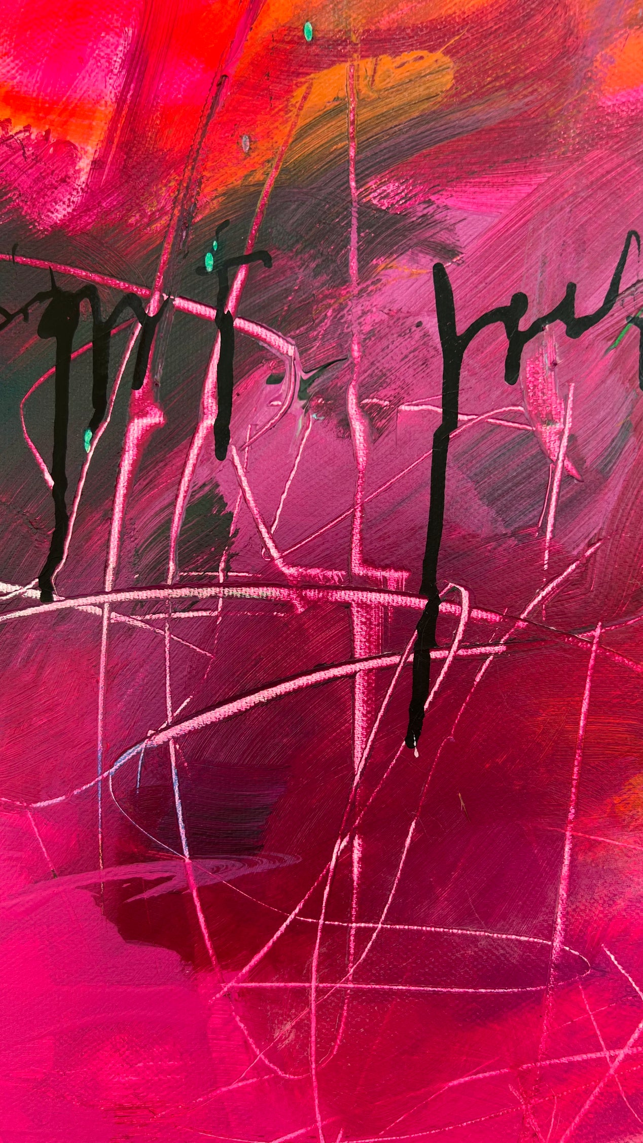 Original Abstraction. Colorful Abstract Art.