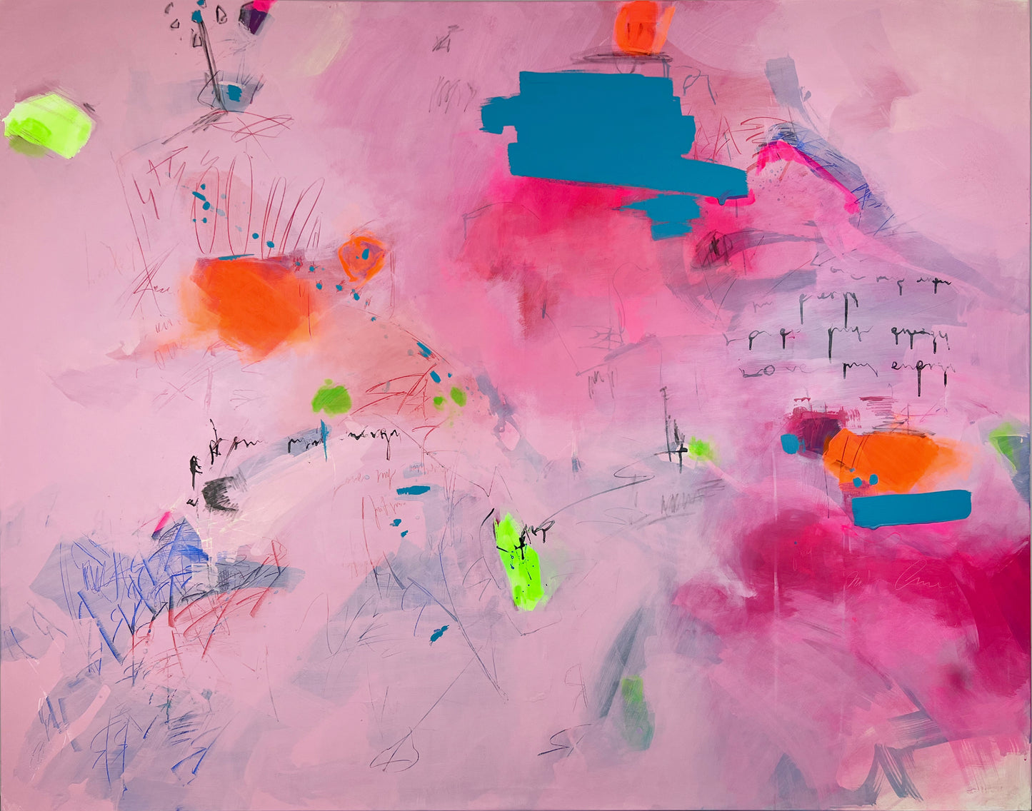 Original Abstraction. Colorful Abstract Art.