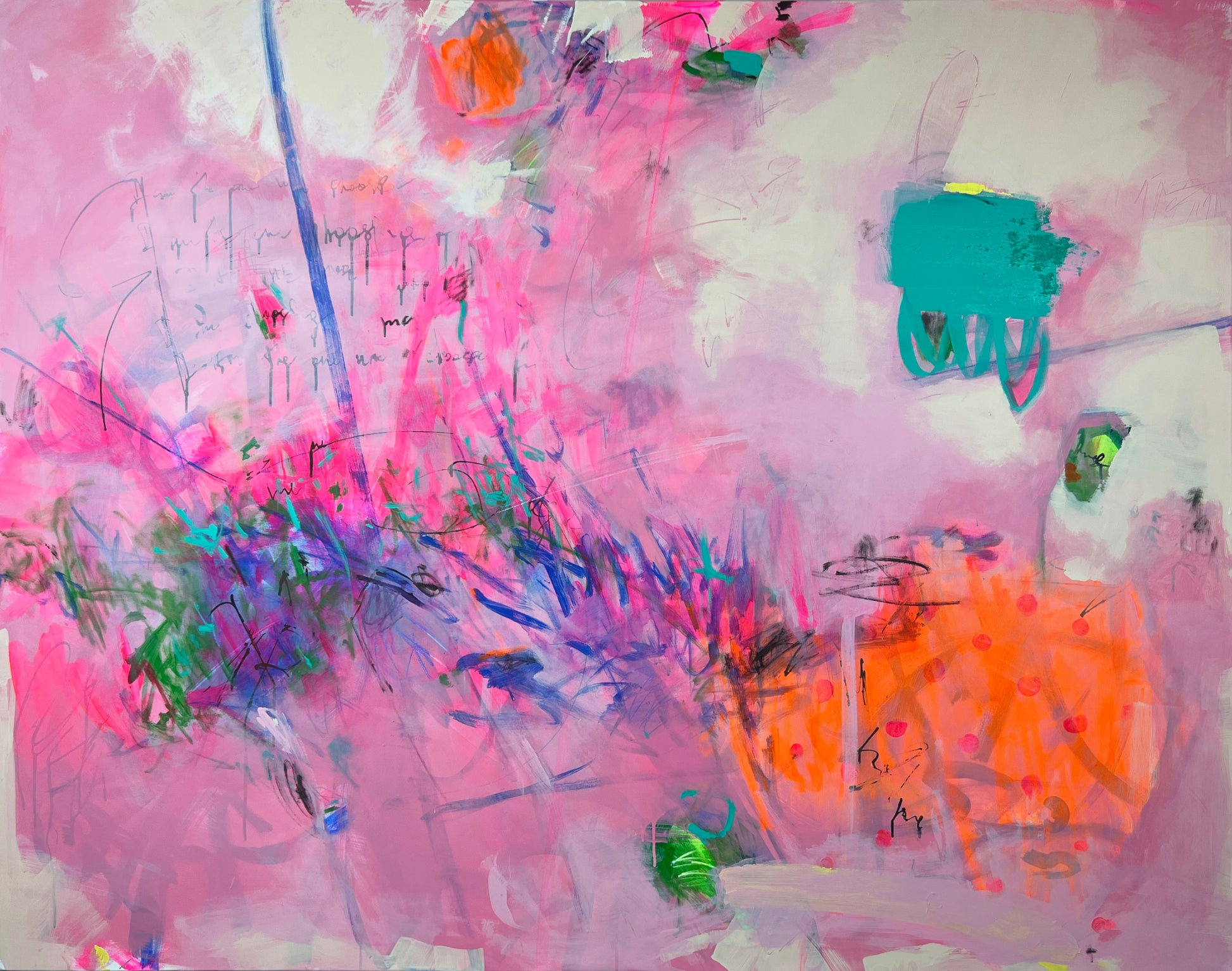 Original Abstraction. Colorful Abstract Art.