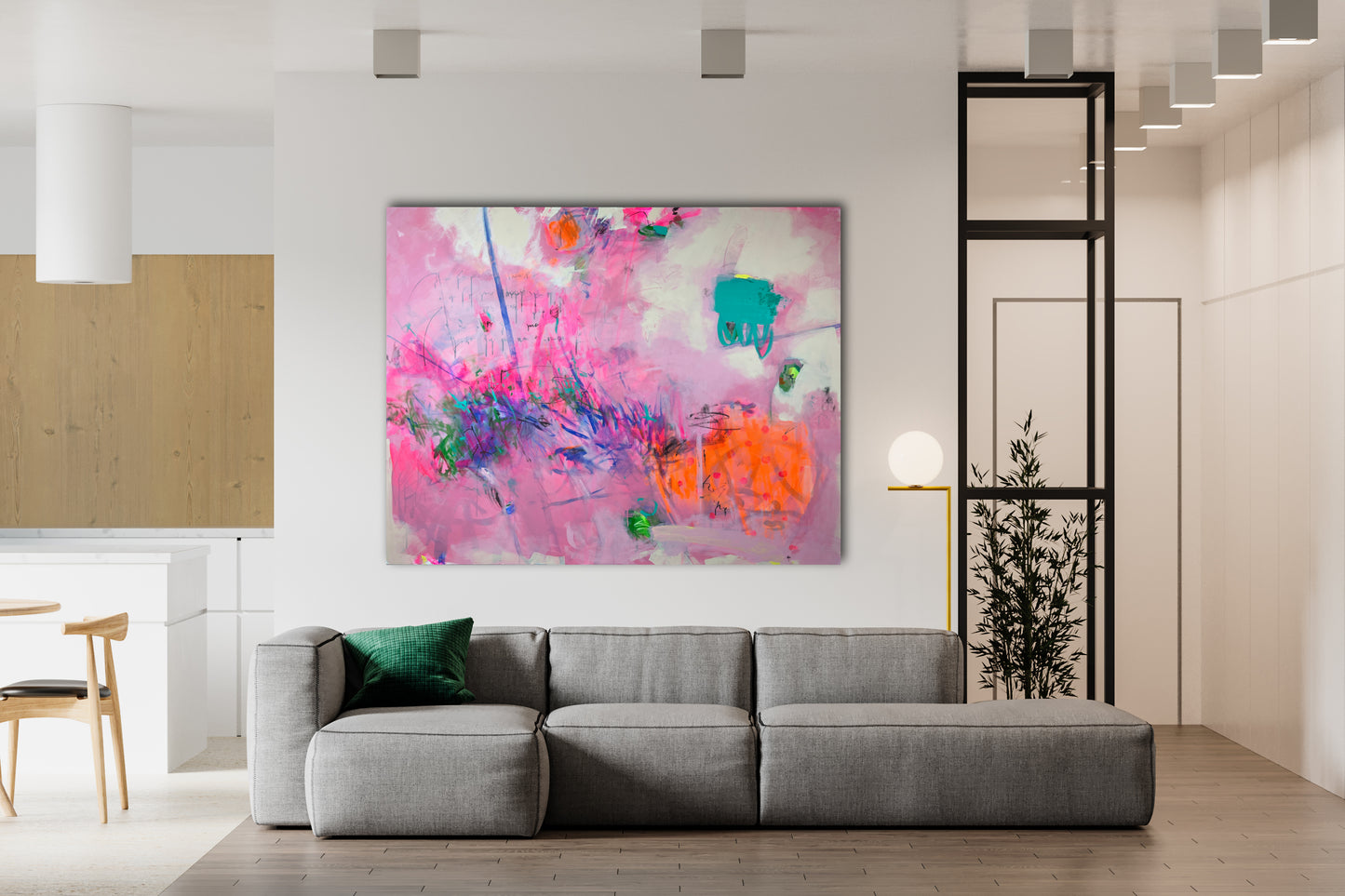Original Abstraction. Colorful Abstract Art.
