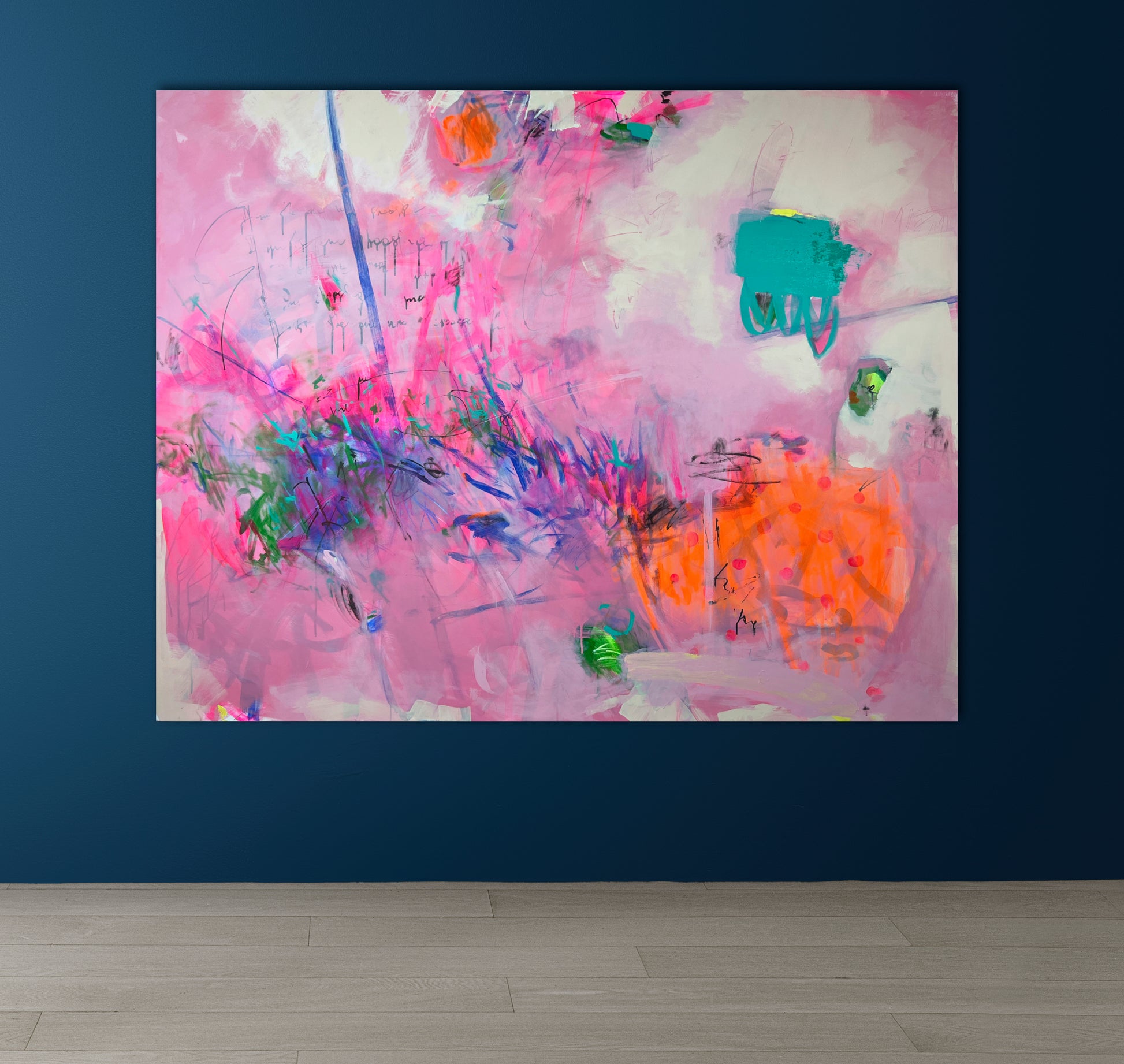 Original Abstraction. Colorful Abstract Art.