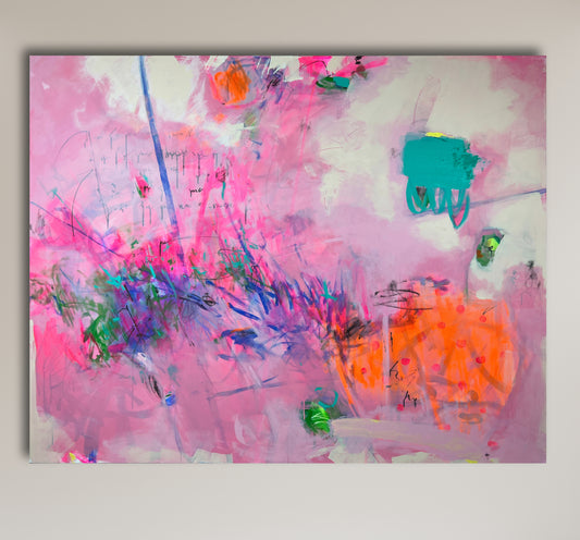 Original Abstraction. Colorful Abstract Art.