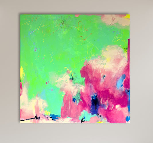 Original Abstraction. Colorful Abstract Art. 